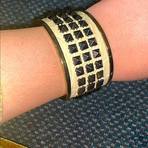 Real Crocodile 🐊 Studded Cuff GIORGIO’s